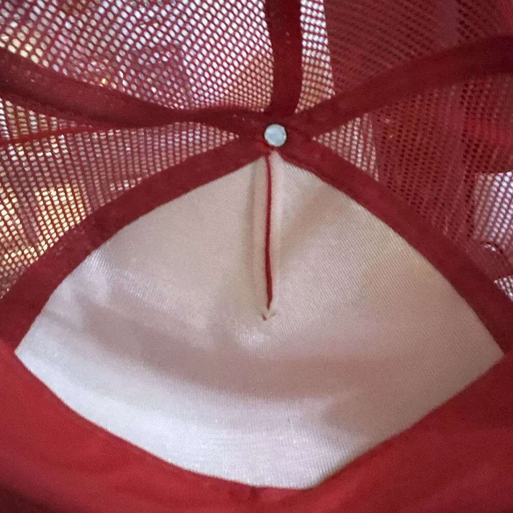 Sanford Florida Scale Co. Vintage Trucker Hat - Snapback Cap - True Vintage Red